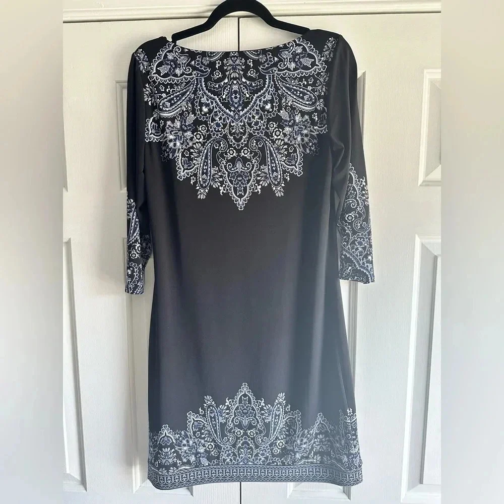 White House Black Market navy dress